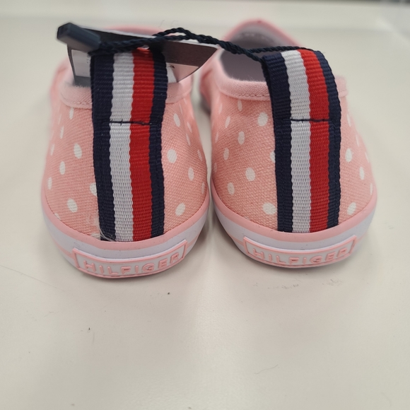 Tommy Hilfiger Pink Polka Dot Flats Size 6.5 - Picture 2 of 5